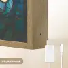Uil - Mozaïek - Maan - Nacht Light Box met batterij (Wandlamp) middel -USP_websiteoplaadbaarNL