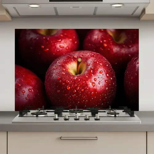 Rood - Appels - Fruit keuken achterwand spatscherm klein -3d_website