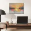 Modern - Abstract - Goud - Roze PET vilt klein -sfeer5