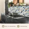 Blad - Mix - Aquarel - Goude keuken achterwand 2 middel 871 -usp_NL