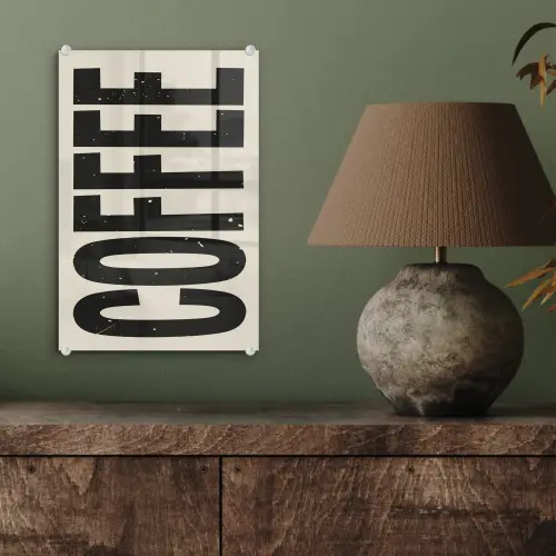 Japandi - Koffie - Decoratie - Vintage plexiglas 5mm klein -sfeer3