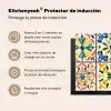 Spaans - Tegels - Keramiek - Bloemen Inductie beschermer vinyl 3mm middel -zzzzzzusp-haakje_ES