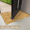 Waaierachtige motieven - Geel - Vintage Deurmat klein -USP_NL