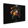 Lente - Bloemen - Klassiek - Vaas Tuinposter op houten frame 2 cm dik klein -3d