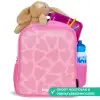 Roze hartjes patroon Kinderrugzak - Roze middel -inhoud_NL