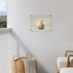 Knoflook - Natuurlijk - Beige tuinposter los doek klein -sfeer8