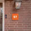 Oranje - Traditioneel Naambord Vierkant klein -sfeer7-XS