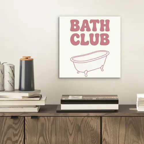 Retro - Bad - Roze aluminium wit klein -sfeer1