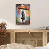 Meisje - Kunst - Paraplu - Graffiti - Kleuren - Muur plexiglas 5mm klein -sfeer4