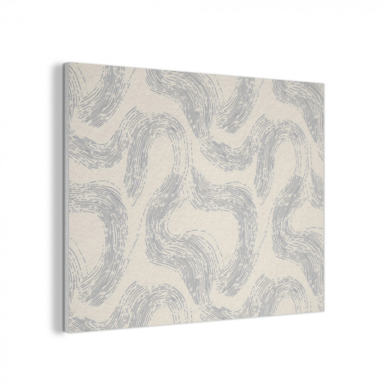 Lijnen - Patroon - Beige - Minimalistisch PET vilt klein 837 -3d