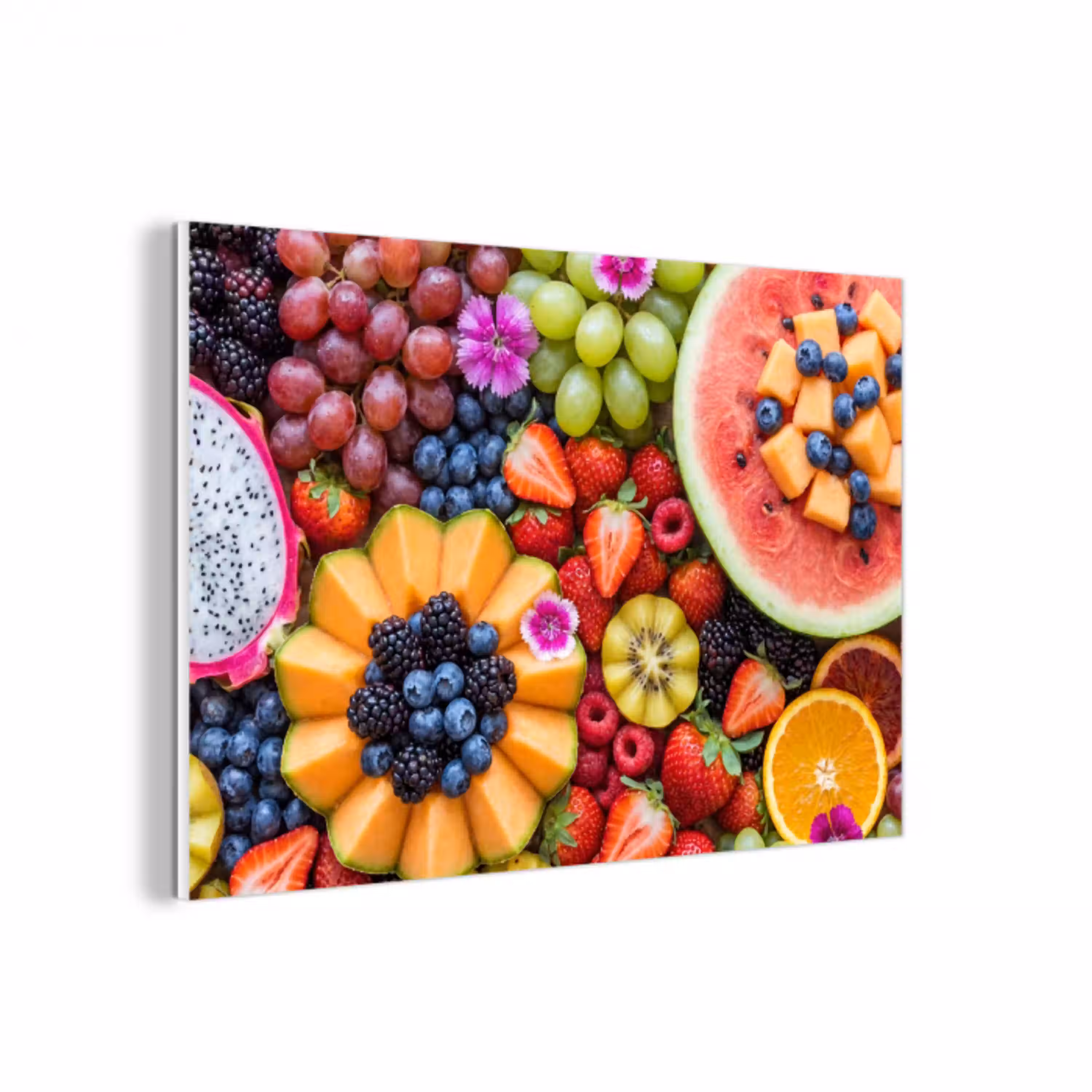 Fruit - Vers - Variatie - Eten - Kleurrijk forex 5mm xxl -3d
