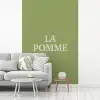 Appel - Groen - Minimalistisch fotobehang vinyl groot -woonkamer