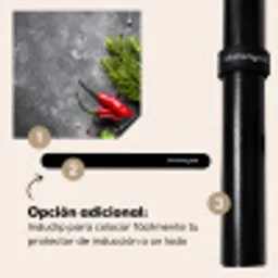 Contrast in Smaak en Textuur Inductie beschermer vinyl 3mm middel -zzzzzzz-induclip_ES