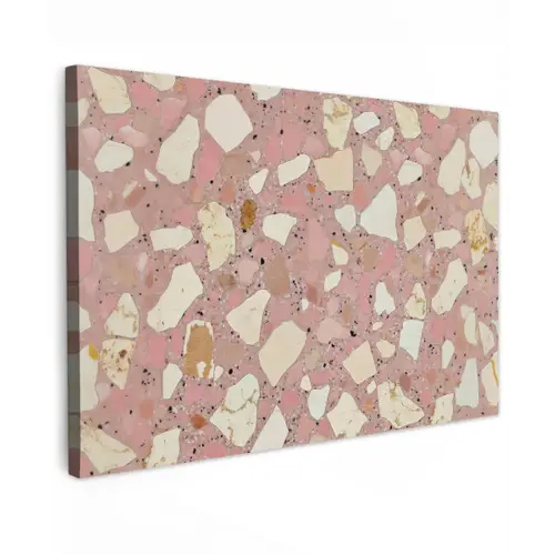 Roze - Decoratie - Stenen - Terrazzo canvas 2cm klein -z3d