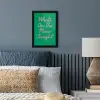 Menu - Quote - Roze fotolijst zwart zonder passe partout klein -sfeer3