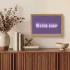Mucho amor - Paars - Grafisch Light Box met kabel (Tafellamp) klein -sfeer2