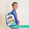 Piraat op een eiland Kinderrugzak - Blauw middel -sfeer3_NL