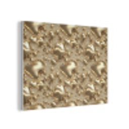 Druppels - Organisch - Goud PET vilt klein 837 -3d