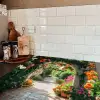 Doorkijk - Bloemen - Natuur - Bloementuin Inductie beschermer vinyl 3mm middel -sfeer3