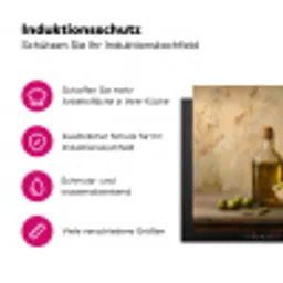 Olijven - Stilleven - Vintage Inductie beschermer vinyl 3mm klein -zzzzzzz-lf-ups