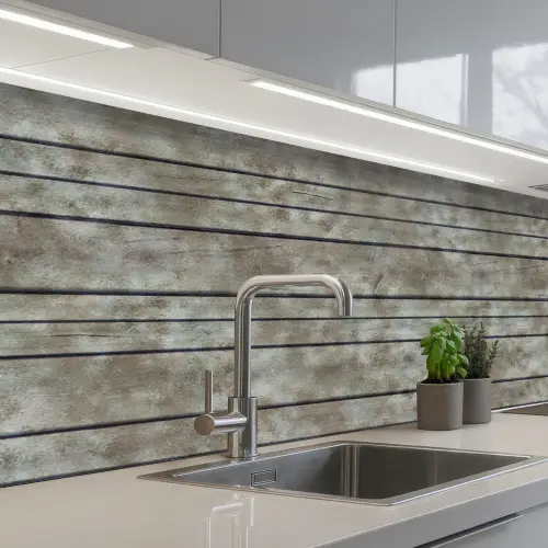 Retro - Plank - Patronen keuken achterwand 2 middel 871 -3d_schuin