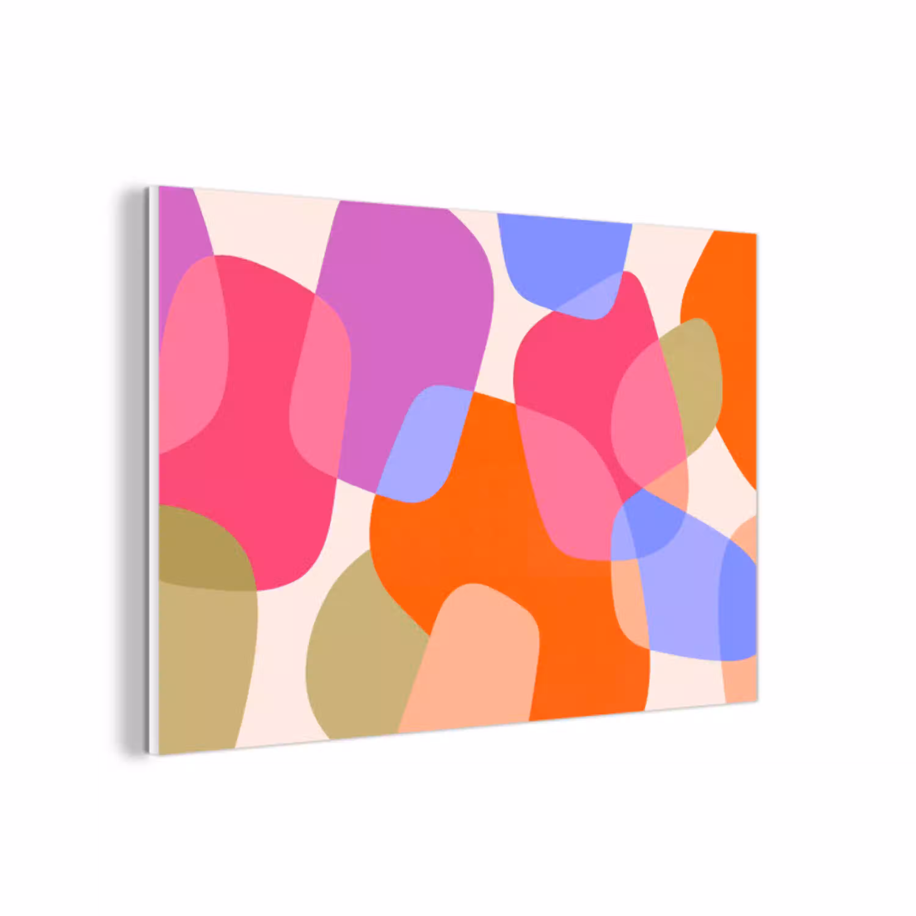 Abstract - Vormen - Modern - Kleurrijk forex 5mm xxl -3d