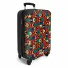 Retro disco 70s tekst patroon kleurrijk NBS - Handbagage koffer - Kinderen Unisex middel -productfoto_3d