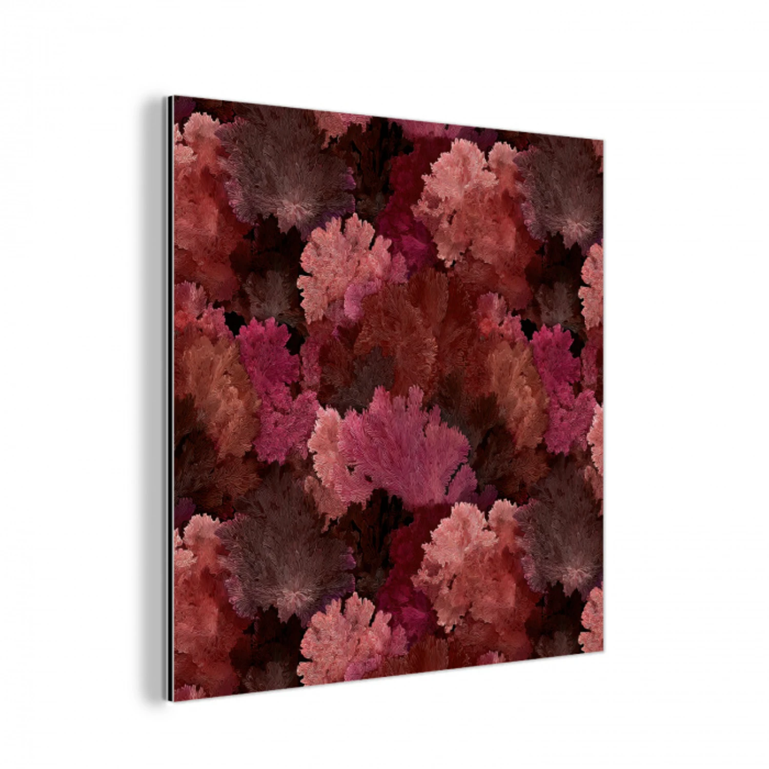 Koraal - Textuur - Kleurrijk aluminium wit klein 46 -3d