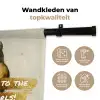 Melkmeisje - Goud - Quotes - Schilderij - Oude meesters Wandkleed katoen klein -sfeer2