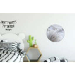 Duinen - Sneeuw - Strand - Winter - Serene Wandcirkel aluminium klein -kinderkamer
