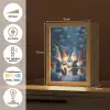 Winter - Gnooms - Eekhoorns - Meerkleurig Light Box met kabel (Tafellamp) klein -USP_NL