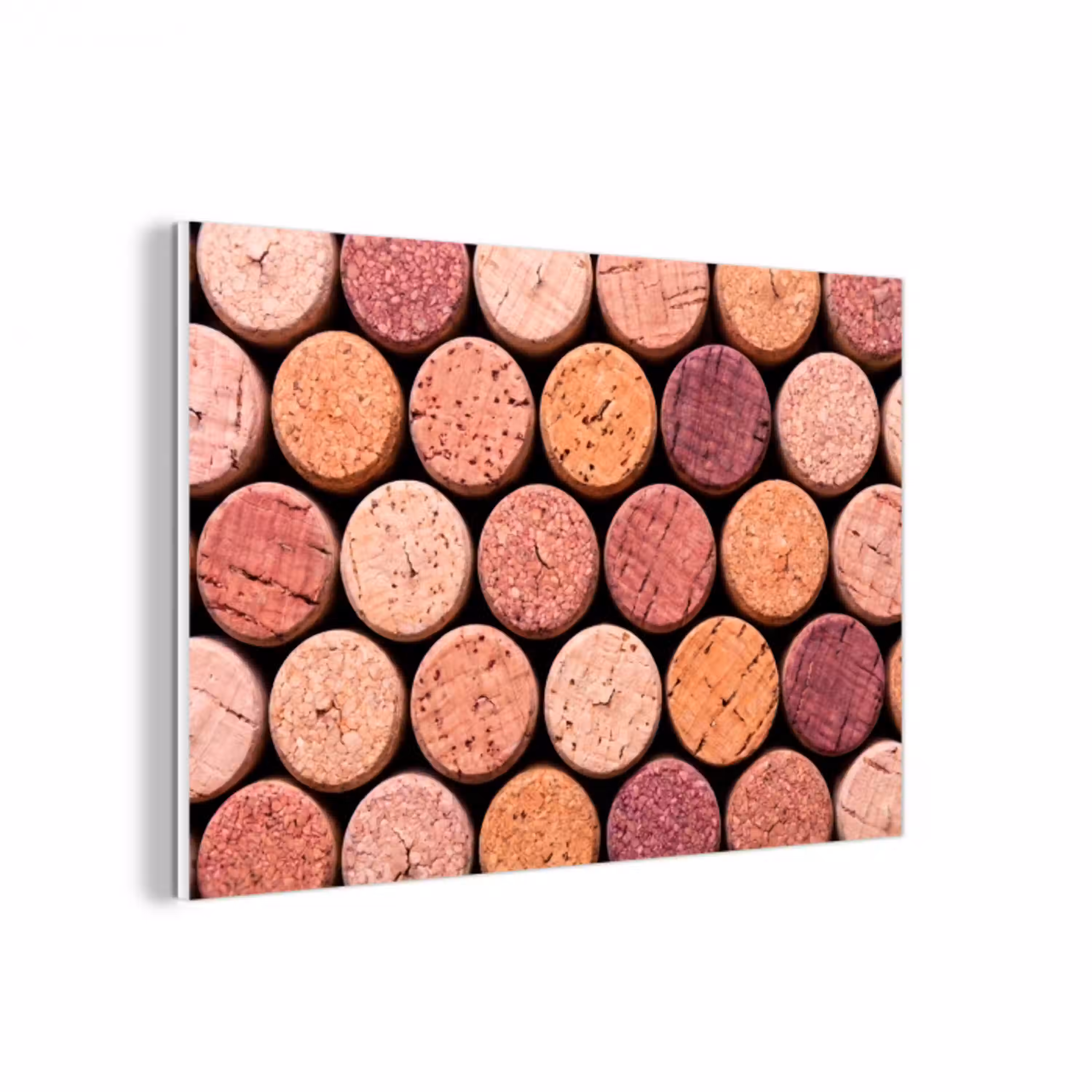 Kurk - Patroon - Abstract - Modern - Rood forex 5mm xxl -3d