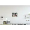 Goud - Blauw - Marmer textielposter latten blank klein -kinderkamer