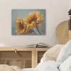 Zonnebloemen - Geel - Wazig PET vilt klein -sfeer3