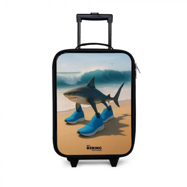 Tralalero tralala Kinderkoffer - Zwart klein -3d