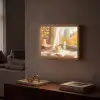 Thee - Boek - Thee - Herfst Light Box met batterij (Wandlamp) middel -sfeer1