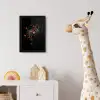 Bloemen - Bessen - Klassiek fotolijst zwart zonder passe partout klein -usfeer4_kinderkamer
