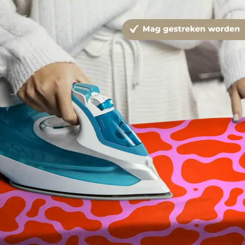 Vormen - Roze - Rood Wandkleed katoen klein 269 -sfeer9