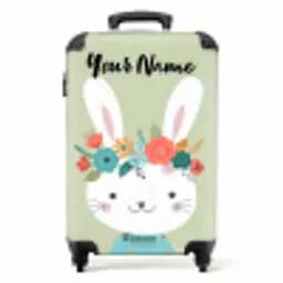 Hippie haas NBS - Handbagage koffer - Kinderen Unisex middel -productfoto_recht