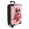 Roze ritselaar NBS - Handbagage koffer - Unisex middel -productfoto_3d