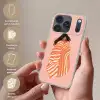 Meisje - Deken - Gestreept - Oranje Telefoonhoesje iPhone 17 Pro klein -sfeer3_NL