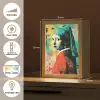 Klassiek - Pareloorbel - Streetartstijl - Kleurrijk Light Box met kabel (Tafellamp) klein -USP_FR