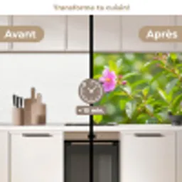 Kolibrie - Bloem - Natuur - Groen keuken achterwand 2 middel -voor-na2_FR