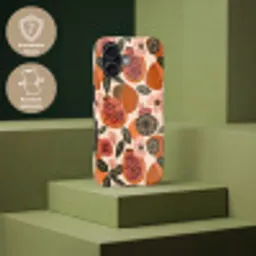 Papaja - Bloesem - Oranje Toughcase MagSafe Apple iPhone 17 klein 1017 -USP_PrintM_DE