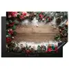 Kerstdecoratie - Geschenken - Hout - Veelkleurig Inductie beschermer vinyl 3mm klein -3d