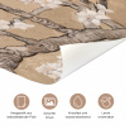 Amandelbloesem - Kunst - Van Gogh - Beige deurposter klein -tcloseup_DE