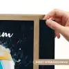 Racehelm - Abstract - Verf - Kleurrijk Light Box met batterij (Wandlamp kind) middel -USP_websiteprintNL