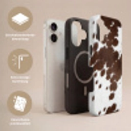 Koeienhuid - Klassiek - Bruin Toughcase MagSafe Apple iPhone 17 klein -USP_Lagen_NL
