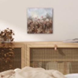 Bloemen - Botanisch - Schilderij - Pastel - Rustiek aluminium wit klein -sfeer3