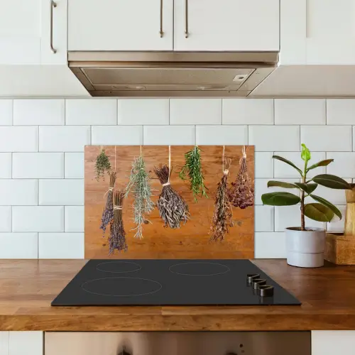 Gedroogde kruiden keuken achterwand spatscherm klein -sfeer2